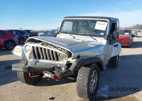 2004 Jeep Wrangler Se из США, поврежденный, VIN 1J4FA29144P746490